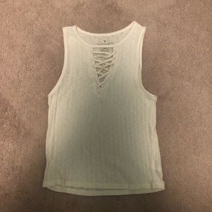 American Eagle White Tank Top